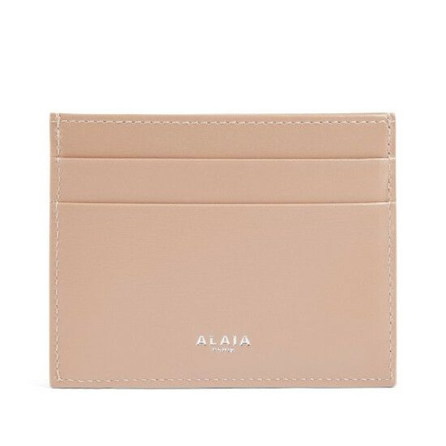 * Alaia Leather Card Holder