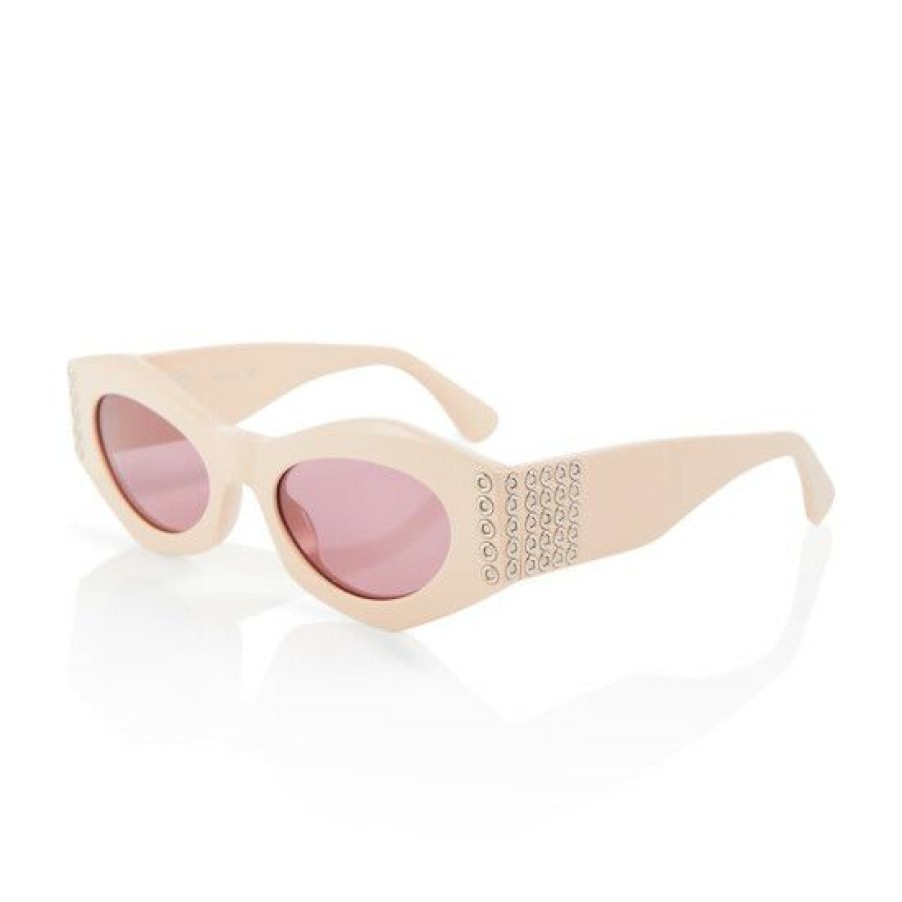 * Alaia Oval Sunglasses