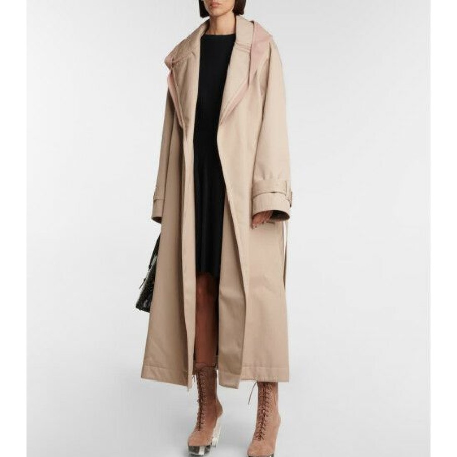 * Alaia Hooded Trench Coat