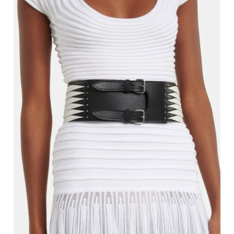 * Alaia Leather Corset Belt