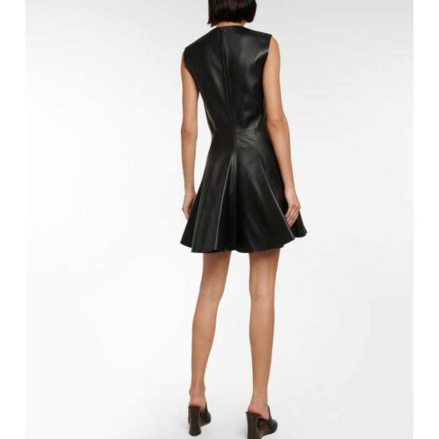 * Alaia Leather Minidress