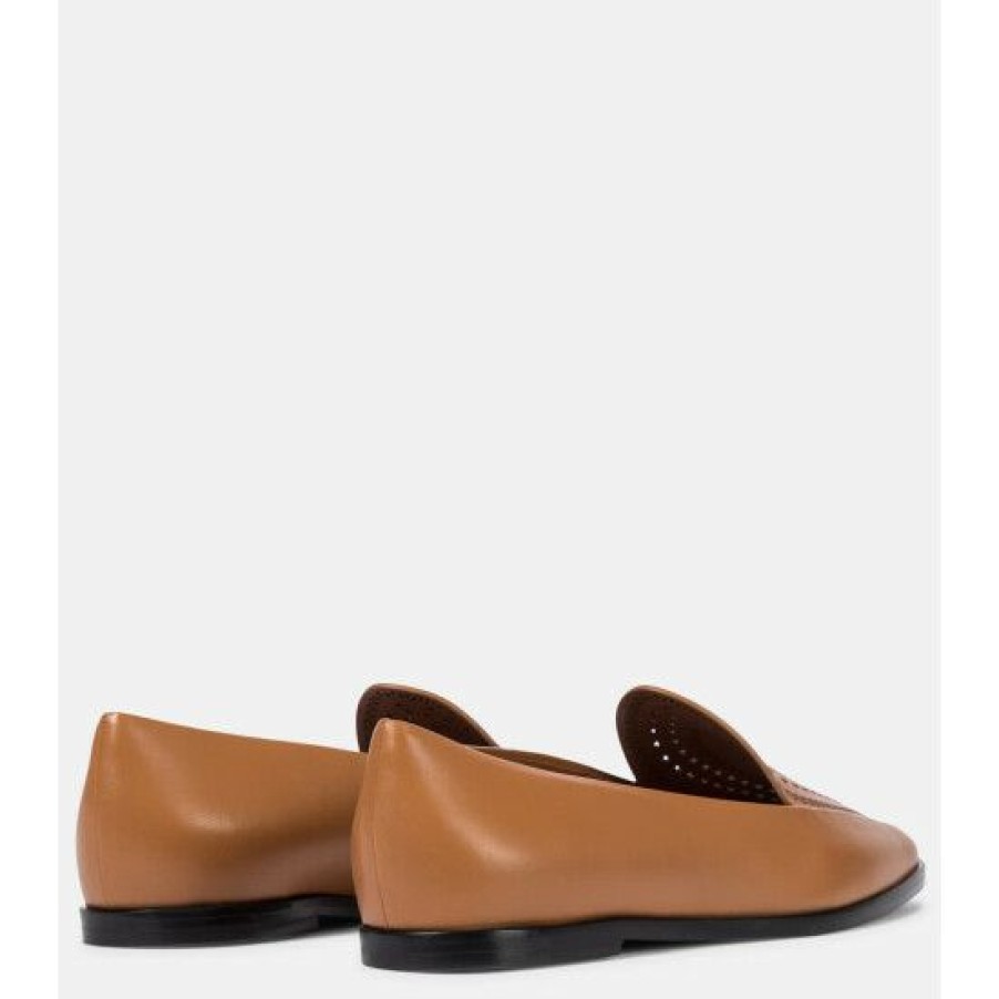 * Alaia Leather Loafers