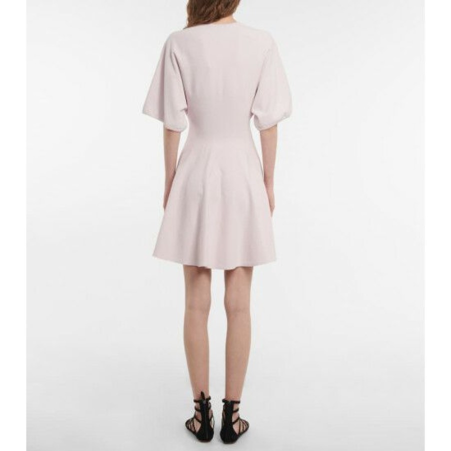 * Alaia Pleated Minidress