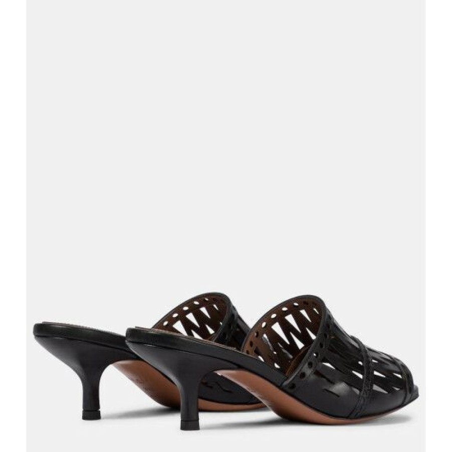 * Alaia Leather Sandals